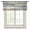 Teal Brown, variant on Teal Brown Farmhouse Sheer Curtains Valances for Windows Vintage Retro Wooden Chiffon Kitchen Valances for Cafe, Rod Pocket Voile Window Treatments Curtains for Living Room Bedroom, 42"x18"