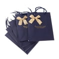 thumbnail image 4 of Toddmomy 5Pcs Wedding Bags Dark Blue Paper with Handles for Christmas and Important Events 8.9x6.9x3.1in, 4 of 8