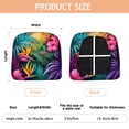 thumbnail image 3 of Colorful Tropical Leaf Pattern Seat Covers for Dining Room Chairs Set Of 4,Stretch Printed Washable Chair Seat Cover with Elastic Ties and Button,Removable Waterproof Couch Cushion Covers, 3 of 6