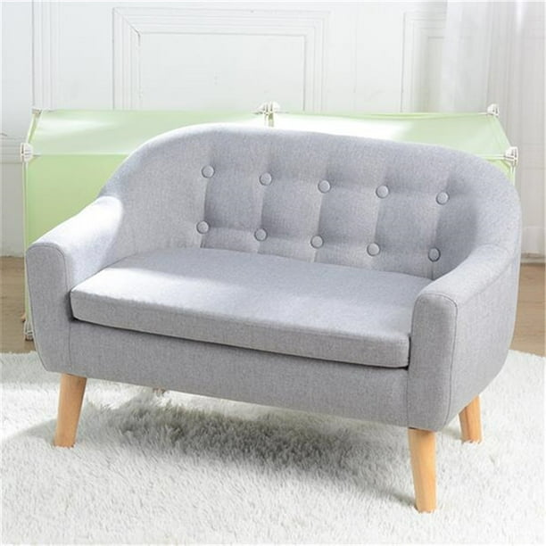 Children Sofa For 2 Kids With Detachable Cushion Household Furniture
