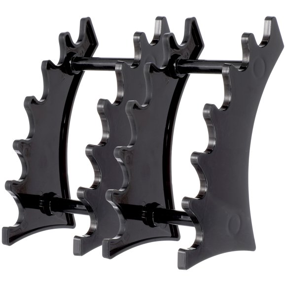 BRIGHTFUFU 2pcs Diseño creativo Multi-grid Pluma Lápiz Regla Soporte Taza Escritorio Papelería Organizador Pincel de maquillaje y soporte para accesorios (Negro)