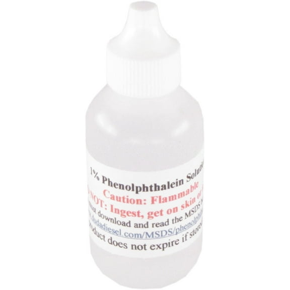 Duda Energy Phenolphthalein 1% Solution in Ethanol pH Indicator, 60ml