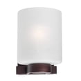 thumbnail image 4 of Mona 1-Light Antique Bronze Bath Light Brushed Nickel 1-Light Nickel Brushed Under 12 Inches, 4 of 5