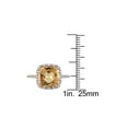 thumbnail image 4 of 4.00 Carat (Ctw) Cushion-Cut Citrine Halo Ring in 10K Yellow Gold with Diamonds for Women, 4 of 7