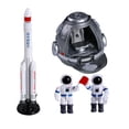 thumbnail image 4 of China Astronaut Space Toys Spaceman Playset Juego de Imaginación Resistente Al Desgaste Y Resistente a Caídas para de 3 años en Adelante Kits de con cohete Baoblaze jugar nave espacial, 4 of 8