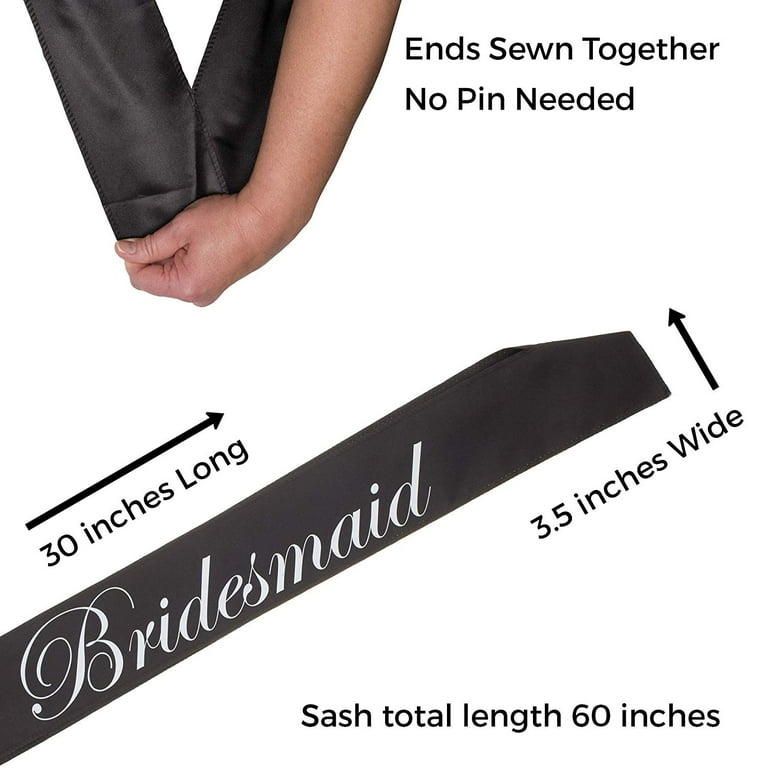 bridesmaid sashes walmart