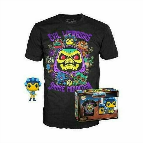 Funko Tee Pop! Masters of the Universe- Exclusive Collectors Box- Shirt Size Large