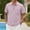 Pink, variant on Men's Big and Tall Golf Polo Shirts Short Sleeve Pocket Performance Moisture Wicking Quick Dry Cotton Striped Golf Shirts for Men Size M-4XL Light Blue