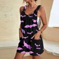 thumbnail image 1 of WILLBEST Jeans pour Femmes Combinaison Imprimée avec Poches Shorts Tenue à la Mode & Festive Pantalon Homme Sport, 1 of 6
