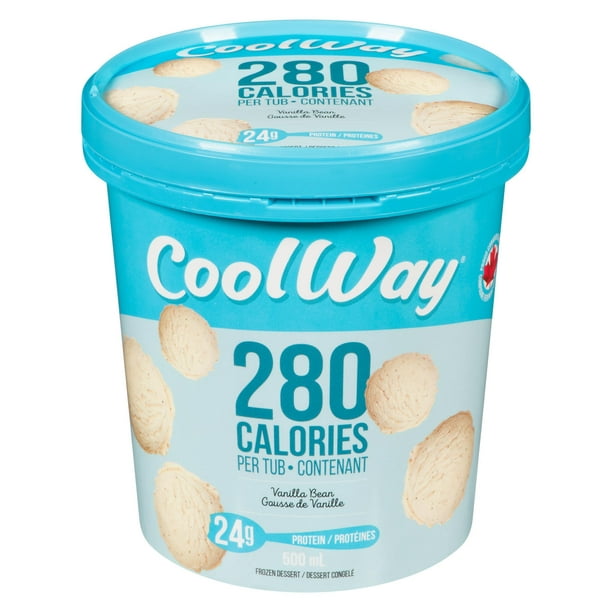 Dessert Congelé de 280 calories CoolWay à la gousse de vanille 500 ml