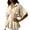 #027-Yellow, variant on Craaazy Gifts for Women Casual Fitted Waist Solid Color Turndown Collared Neck Striped Peplum Blouse for Office