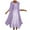 Purple, variant on Levmjia Womens Summer Dresses Flowy Elegant Floral Print Dress and 3/4 Sleeve Coverups Round Neck Two-Piece Set Plus Size Sleeveless Maxi Dress