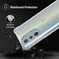 thumbnail image 4 of Case for Motorola Edge Plus 2022 (Edge+ 2022) / Edge Plus 5G UW 2022, Crystal Clear Cover with Reinforced Corner Bumper Slim Fit Shockproof Flexible TPU Phone Case - Transparent, 4 of 7