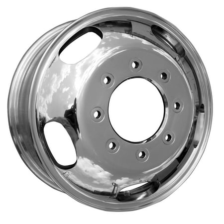 Aftermarket 2005-2019 Ford F-350 Super Duty  17x6.5 Aluminum Alloy Wheel, Rim Front Polished Full Face - (Best Way To Polish Aluminum Rims)