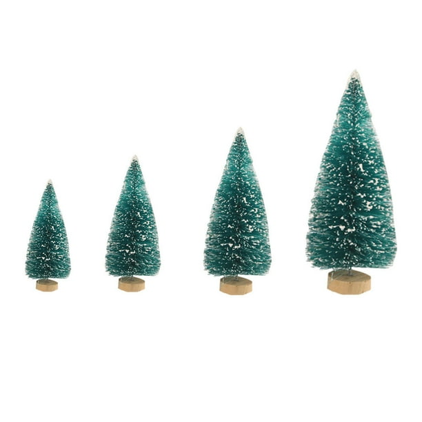 Matsuzay Mini árbol de pino navideño de de 8 piezas con base de para el hogar navideño Type6 NO6 Matsuzay HA001627-01