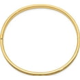 thumbnail image 2 of 14K Yellow Gold 3/16 Oversize Diamond-Cut Concave Hinged Bangle Bracelet (8 X 5) Made In United States cc3/16o, 2 of 5