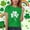 Green#6, variant on SERTG Children St Patricks Day Casual Print T-Shirt Round Neck Short Sleeve Holiday Celebration Everyday Wear Kids Versatile Summer Tee Festive Apparel Tops(Green,5-6 Years)