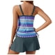 thumbnail image 3 of MKLEKYY Trajes De Baño Women'S Summer Digital Print Two Piece Swimsuit Conservative Cover Bikini Swimsuit, 3 of 6