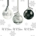 thumbnail image 2 of Robinson, Carol 26x26 Black Ornate Wood Framed with Double Matting Museum Art Print Titled - Let it Snow Ornaments, 2 of 4