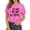 Hot Pink, variant on Womens Athletic Tops Turtle Neck T Shirts for Women T Shirts for Summer Athletic Wear Tops Women Workout Shirt Womens Tee Shirt Casual Summer Long Sleeve Running Tee Tech Pink L