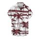 thumbnail image 1 of Mens Casual Manga Corta Botón Abajo Camisas Impresas Bolsillo Botón Turndown Cuello Top Blusa Camisa, 1 of 5