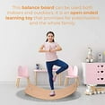 thumbnail image 6 of Dovin Wooden Wobble Balance Board for Kids and Yoga (Gentle Curve and Handle) – Handles Large, 6 of 7