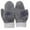 Dark Gray, variant on ShomPort Casual Mittens for Womens Fleece Full Finger Color Block Lined Cute Fall Winter Thick Thermal Gloves