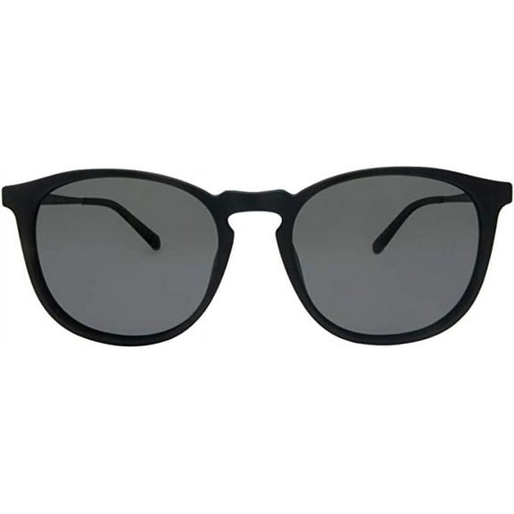 LOCAL SUPPLY METRO POLARIZED SUNGLASSES BLACK TINT LENS MATTE BLACK FRAMES