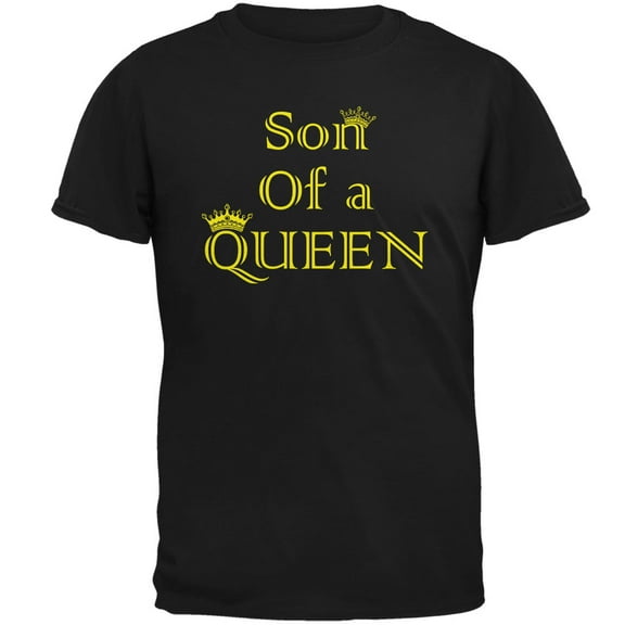 Old Glory Mens Mother's Day Son Of A Queen Short Sleeve Graphic T Shirt