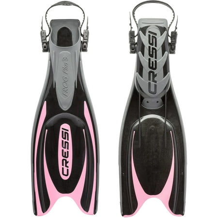 UPC: 0843607034197 | Cressi Frog Plus Fin (Black/Pink  XS/S | US Man 3/6 | US Lady 4/7 | EU 35/38)