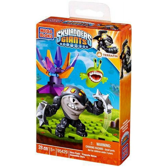Mega Bloks Skylanders Giants Hero Packs Terrafin Hero Pack Set #95429