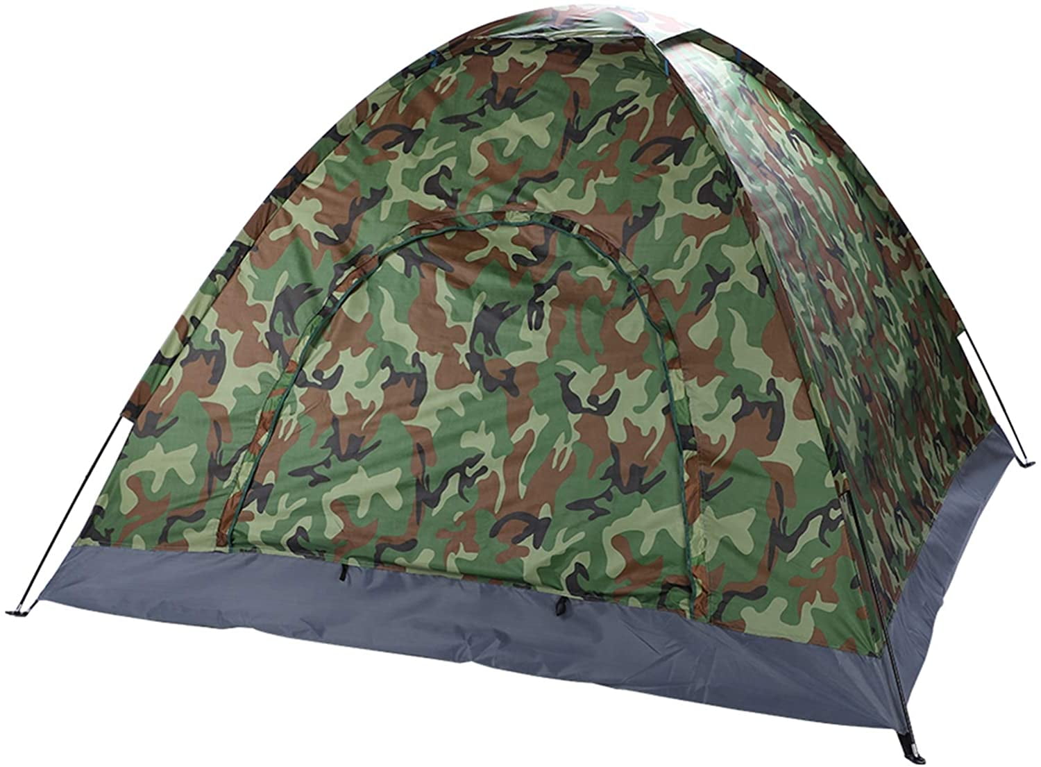1-4 Person Camouflage Camping Tent Waterproof Outdoor Hiking Fishing Polyester 