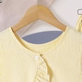 thumbnail image 5 of Swuxness Girls Casual 2 Piece Sets, Girls' Sleeveless Tops Long Pants, Summer Fashion Tank T Shirts Wide-Leg Pants Outfit Sets for Toddler Yellow, 12-13 Years, 5 of 5