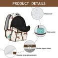 thumbnail image 2 of Dogs and Hearts Pattern Backpack with Cute Puppy Illustrations, Suitable for Student and Dog Lovers, Spacious and Comfortable, 2 of 6