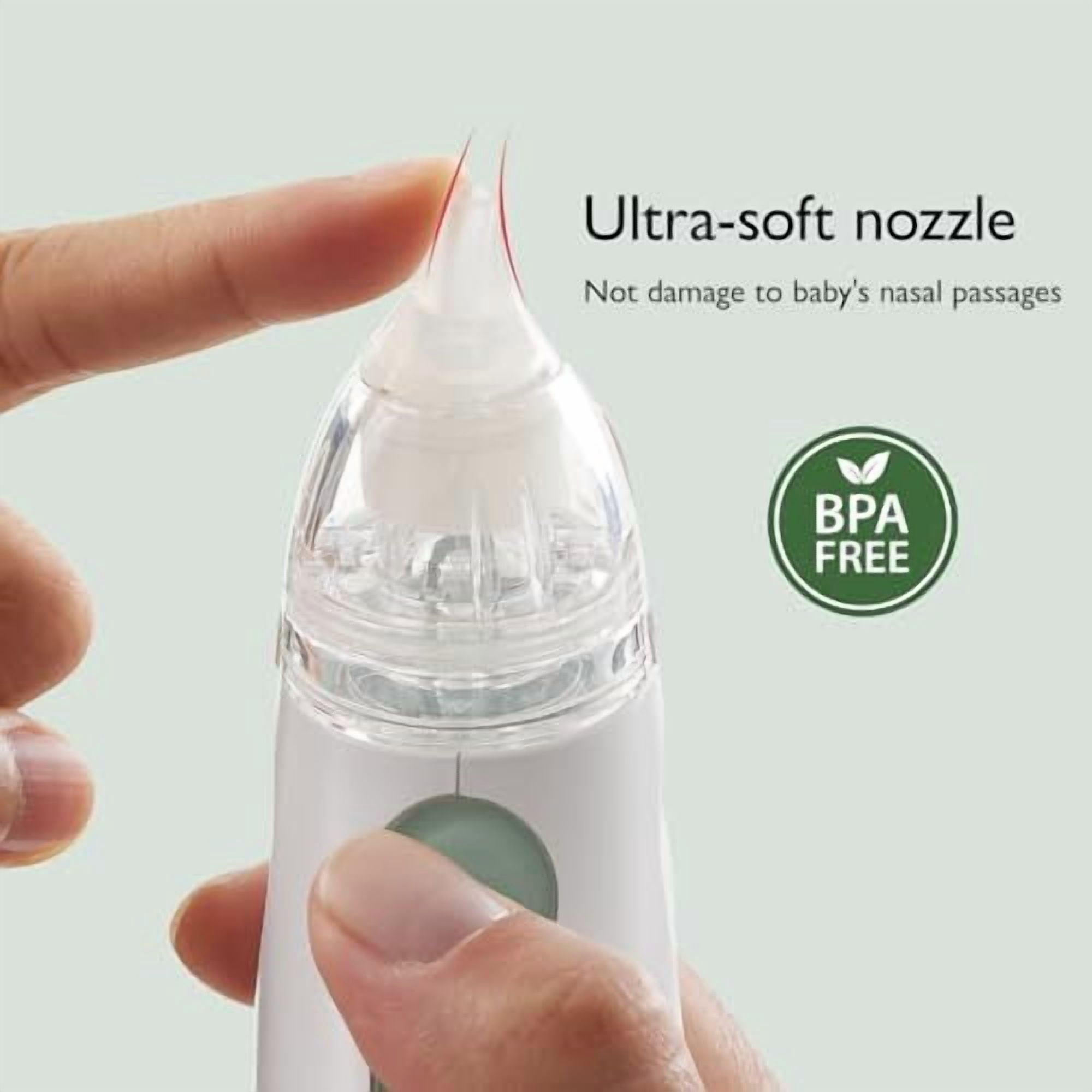 Momcozy Baby Nasal Aspirator,Newborn and Toddler, Portable Baby Nose Aspirator