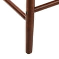 thumbnail image 6 of Dycanpo 26'' Wooden Windsor Counter Height Chairs Set of 3, Farmhouse Kitchen Stools with Back,Walnut, 6 of 7