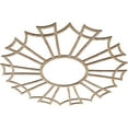 thumbnail image 2 of 30"OD x 10 1/2"ID x 3/8"T Augustus Wood Fretwork Pierced Ceiling Medallion, Red Oak, 2 of 3