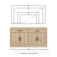 thumbnail image 3 of Crosley Furniture Isla Sideboard in Ash, 3 of 10