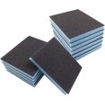 thumbnail image 1 of HUGFEGWE 12 Pcs 100 Blocs d'Éponges à Poncer, Kit d'Éponges à Sable Lavable et Réutilisable à Double Usage Humide et Sec pour Polissage Bois Métal CA919-80836, 1 of 5