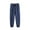 Navy, variant on Busydd Sweatpants for Men Plus Size Pants M-5XL Elastic Waist Drawstring Workout Pants Solid Color Oversized Baggy Casual Pants Comfy Ice Silk Jogger Pants for Men with Pockets