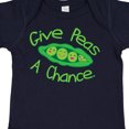 thumbnail image 4 of Inktastic Give Peas a Chance. Boys or Girls Baby Bodysuit, 4 of 5
