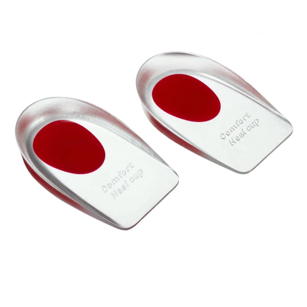 Silicone Shock Absorbing Shoe Inserts Heel Cups For Sore Heel Pain