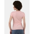 thumbnail image 3 of No Boundaries Short Sleeve Scoop Neck Tee, Women's XXS-XXXL, 3 of 5