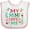 White and Pink, variant on Inktastic My Mimi Loves Me Girls Girls Baby Bib