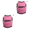 thumbnail image 4 of Billuyoard Ropa para mascotas Abrigo de algodón con estampado de animales Ropa de animales sin mangas para interiores al aire libre, XS, rosa, borde negro Type2 NO2 Billuyoard CBP172999, 4 of 6