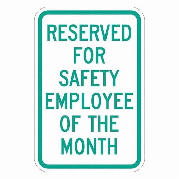 Lyle Employee Parking Sign,18" x 12, T1-1184-EG_12x18 T1-1184-EG_12x18