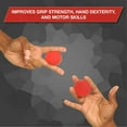 thumbnail image 2 of THERABAND Hand Exerciser, Soft, Red, Beginner, 2 IN, Stress Ball, Grip Strength, 2 of 7