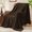 Brown, variant on Camel Throw Blanket for Couch and Bed- Super Soft and Warm 3D Checkered Fluffy Fuzzy Fleece Blanket, Luxurious Plush Cozy Blanket for Room Decor Spring, 50x60 inches