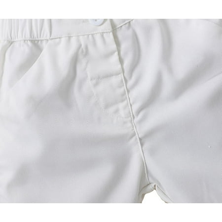 

Casual Plain Shorts White Baby Bottoms (Baby s)