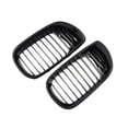 thumbnail image 4 of 1Pair Gloss Black Front Kidney Grilles Grill For BMW E46 3 Series 4 Doors Saloon, 4 of 8
